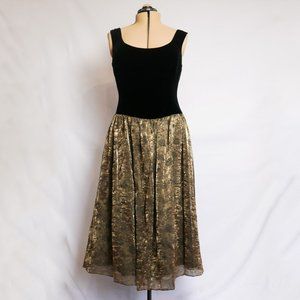 Vintage 1990s Romantic Ballerina-Style Dress, size 12